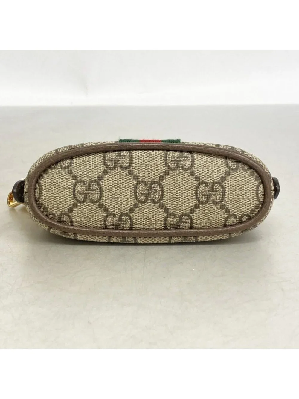 ★SOLD★ Gucci Coin Case Ophidia Brown Gold - Picture 3 of 6